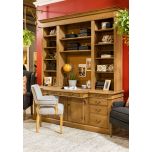 Block & Chisel weathered oak work station