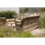 3 seater outdoor sofa with cushions 