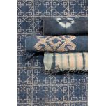 blue cotton rug naksha collection