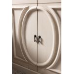 French style curved sideboard with storage