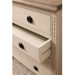 Wooden sideboard with 8 drawers