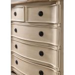 French 5 drawer chest of drawers 