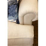 Block & Chisel yale linen upholstered sofa
