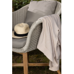 outdoor armchair with seat cushion 