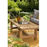 outdoor block and chisel coffee table