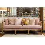 French style sofa with wooden frame