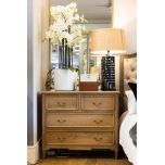 french provincial style 4 drawer chest weathered oak