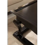 Shaghai coffee table in black with sheen coating