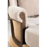 deconstructed daybed with wooden frame