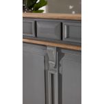 Sibley bar table in chimney sweep grey 