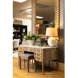 French style desk with marble top