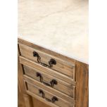 French style desk with marble top