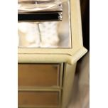 Opulent mirrored chest of drawers 