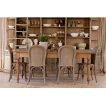 Block & Chisel cape country dining table