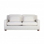 oversized modern 2 seater sofa in cream
