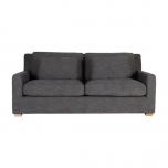larger 2 seater sofa in charcoal