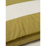 Wide Stripe Cushion | Mustard