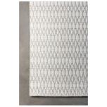 Cream linie rug diamond pattern