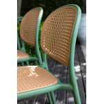 Block and chisel outdoor pvc dining chair 