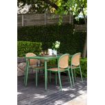 Block and chisel outdoor pvc dining chair 
