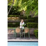 Block and chisel outdoor pvc dining chair 