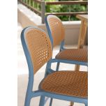 Block and chisel PVC bar chair