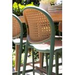 Block and chisel PVC bar chair