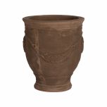 block and chisel terracotta anduze glazed pot