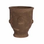 block and chisel terracotta anduze glazed pot