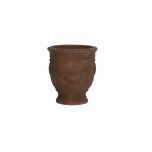 block and chisel terracotta anduze glazed pot
