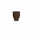 block and chisel terracotta anduze glazed pot