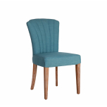 Teal upholstered Niko dining chair 