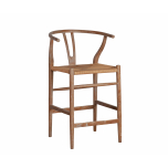 Wishbone counter stool washed oak 