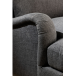 mission sofa in charcoal