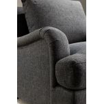 Mission armchair in Caviar