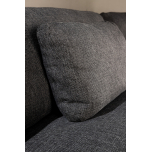 Block & Chisel grey upholstered 4 seater sofa