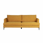 3 seater Francesca sofa in buttercup yellow