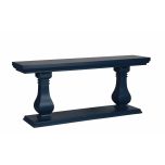 Blue painted console table Bramble collection 