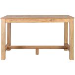 Block & Chisel rectangular reclaimed teak bar table