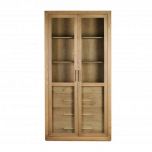 Block and chisel wardrobe drawers and shelves in brushed oak