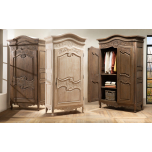 Block & Chisel distressed 2 door armoire