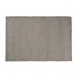 Block & Chisel grey wool rug with grey trim