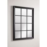 Black frame grid mirror 