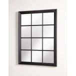 Black frame grid mirror 