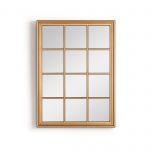 Gold frame grid mirror