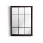 Black frame grid mirror 