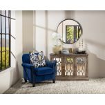 Block & Chisel sideboard with mirror paneling