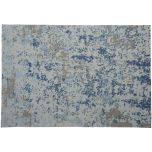 Block & Chisel beige and blue printed rug