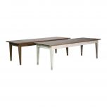 Block & Chisel weathered oak dining tables