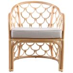 Block & Chisel rattan lounge chair